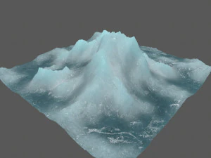ice mountain 3D Model