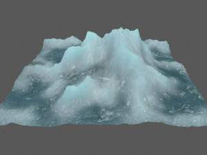 ice mountain 3D Model