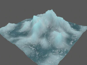 ice mountain 3D Model
