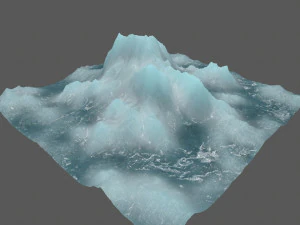 ice mountain 3D Model