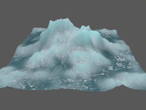ice mountain Modelo 3D