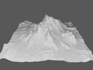 ice mountain 3D Model
