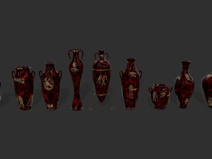 vase set 3D Model