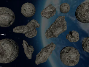asteroid Model 3D