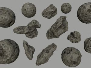 asteroid Modèle 3D