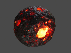 asteroid 3D 模型