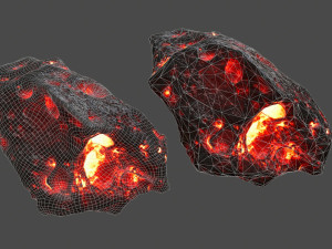 asteroid 3D 模型