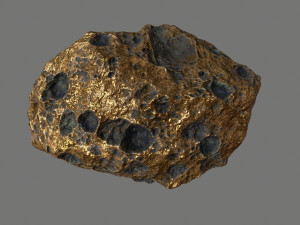 asteroid 3D मॉडल