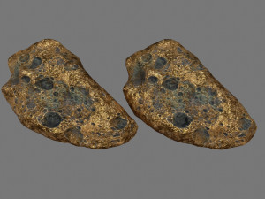 asteroid 3D मॉडल