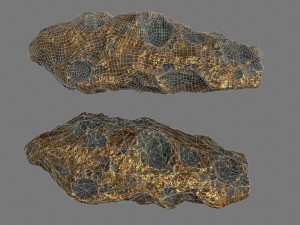 asteroid 3D मॉडल