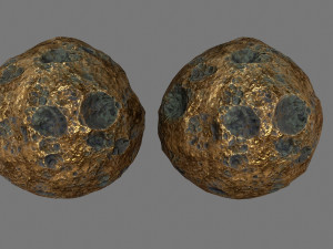 asteroid 3D मॉडल