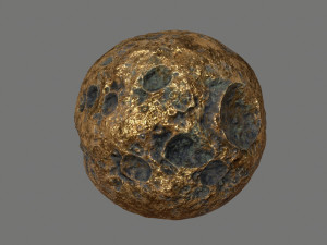asteroid 3D मॉडल
