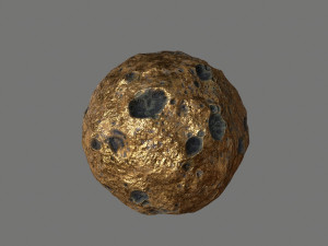 asteroid 3D मॉडल
