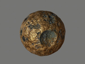 asteroid 3D मॉडल
