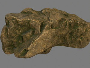 gold rocks 3D मॉडल