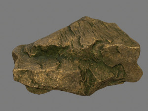 gold rocks 3D मॉडल