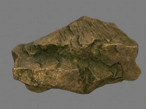 gold rocks 3D Model
