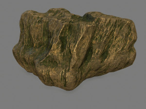 gold rocks 3D मॉडल