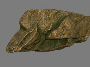 gold rocks 3D मॉडल
