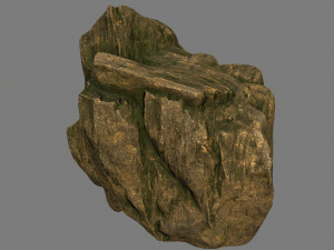 gold rocks 3D मॉडल