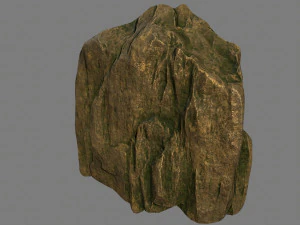 gold rocks 3D Model