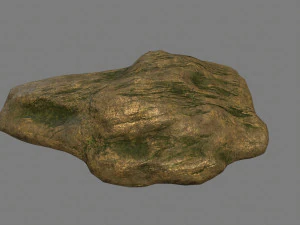 gold rocks 3D Model