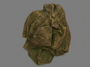 gold rocks 3D Model