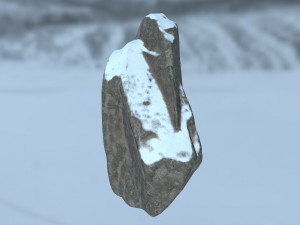 snow rocks Modèle 3D