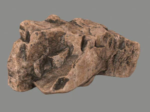 사막의 바위 3D 모델