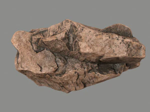 사막의 바위 3D 모델