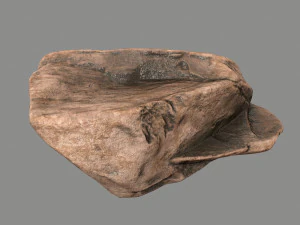 사막의 바위 3D 모델