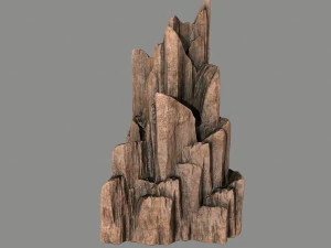 사막의 바위 3D 모델