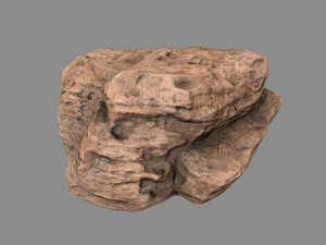 desert rocks 3D मॉडल