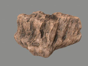 사막의 바위 3D 모델