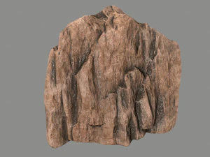 사막의 바위 3D 모델