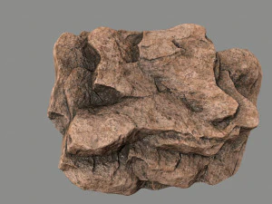 사막의 바위 3D 모델