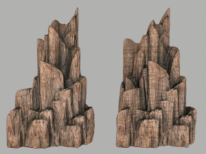 desert rocks 3D मॉडल