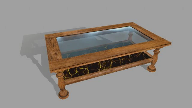 tablete de madeira Modelo 3D .c4d .max .obj .3ds .fbx .stl .blend 