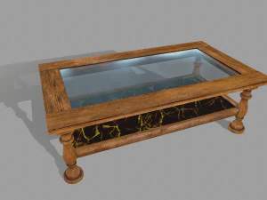tablete de madeira Modelo 3D