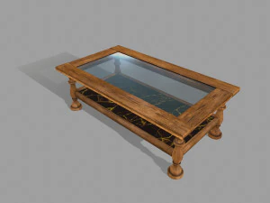 tablete de madeira Modelo 3D