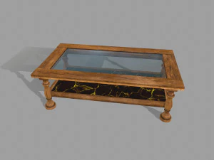 tablete de madeira Modelo 3D