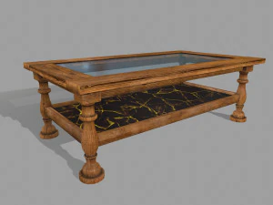tablete de madeira Modelo 3D