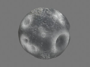 ice asteroid 3D मॉडल