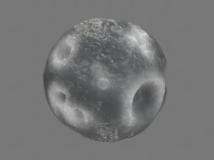 asteroide di ghiaccio Modello 3D