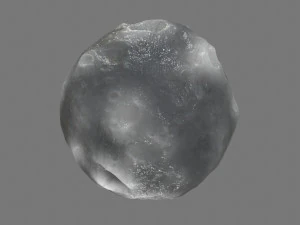 asteroide di ghiaccio Modello 3D