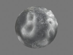 ice asteroid 3D मॉडल