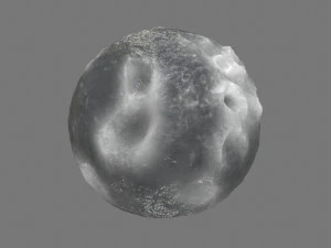 asteroide di ghiaccio Modello 3D