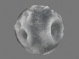 asteroide di ghiaccio Modello 3D