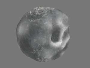 asteroide di ghiaccio Modello 3D