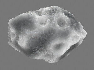 ice asteroid 3D मॉडल